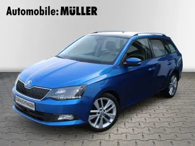 Gebraucht Skoda Fabia Style 110 PS (80 kW) 2017 Raceblau metallic Kombi