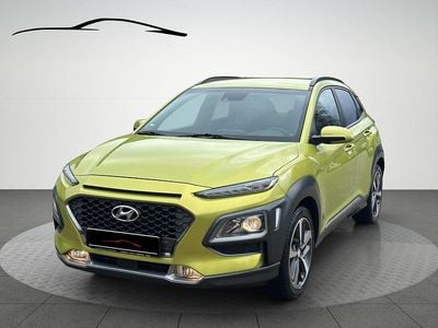 Gebraucht Hyundai Kona Style 177 PS (130 kW) 2018 Acid yellow / mic SUV