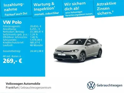 Brugt VW Polo R-line 95 HK (69 kW) 2024 Grå Hatchback