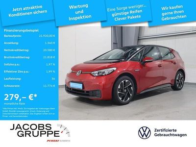 Gebraucht VW ID.3 Pro Performance 150 kW (204 PS) 2022 Rot Kleinwagen