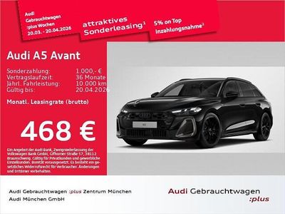 Gebraucht Audi A5 Edition .1 204 PS (150 kW) 2025 Schwarz Kombi