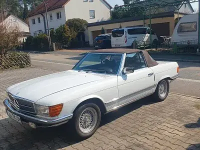 Gebraucht Mercedes SL280 185 PS (136 kW) 1976 Weiß Cabrio