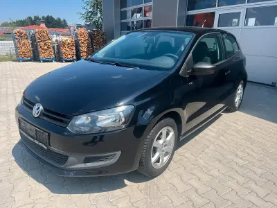 Gebraucht VW Polo 69 PS (50 kW) 2010 Schwarz Kleinwagen