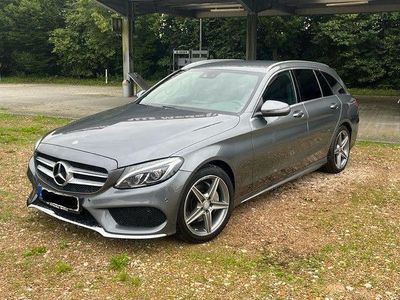 Gebraucht Mercedes C180 AMG line 156 PS (114 kW) 2016 Grau Kombi