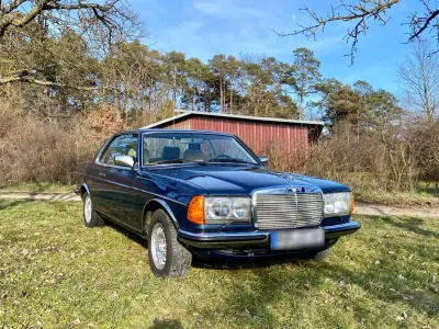 Occasion Mercedes 230 136 PK (100 kW) 1982 Blauw Coupé