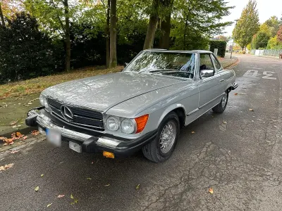 Gebraucht Mercedes SL450 217 PS (159 kW) 1977 Silber Cabrio