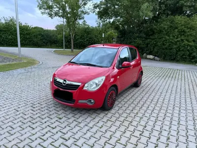 Gebraucht Opel Agila 85 PS (62 kW) 2009 Rot Kleinwagen