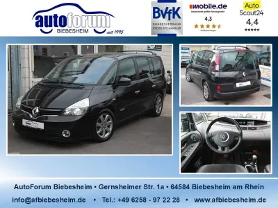 Gebraucht Renault Grand Espace 173 PS (127 kW) 2014 Schwarz Van / Kleinbus