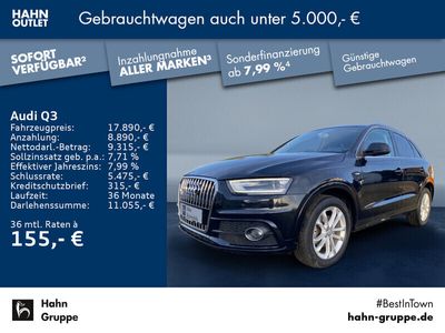 gebraucht Audi Q3 2.0TDI qua S-Line S-Trc Navi SItzh GRA Einparkh