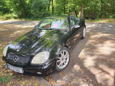 Gebraucht Mercedes SLK200 163 PS (119 kW) 2001 Schwarz Cabrio