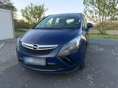 Gebraucht Opel Zafira Tourer 110 PS (80 kW) 2012 Blau Van / Kleinbus