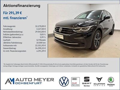 Gebraucht VW Tiguan Move 150 PS (110 kW) 2023 Schwarz SUV