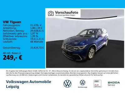 Gebraucht VW Tiguan R-line 150 PS (110 kW) 2023 Blau SUV