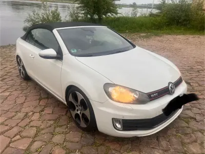 Brugt VW Golf Cabriolet GTI 211 HK (155 kW) 2013 Hvid Cabriolet