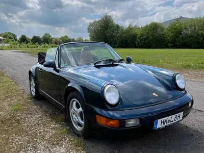 Brugt Porsche 964 250 HK (183 kW) 1994 Grøn Cabriolet