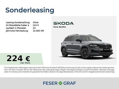 Grau Neu 2026 Skoda Karoq SportLine SUV | 36.800 € (Fairer Preis)