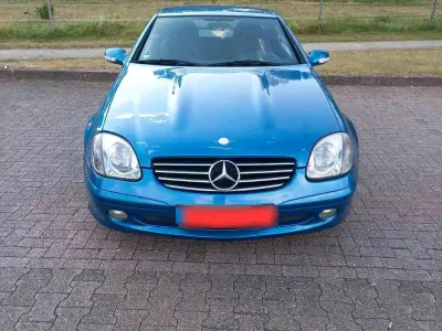 Gebraucht Mercedes SLK200 163 PS (119 kW) 2000 Blau Cabrio