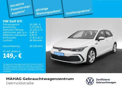 Gebraucht VW Golf VIII GTI 245 PS (180 kW) 2024 Weiß Limousine