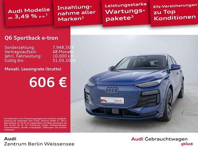 Blau Gebraucht 2025 Audi Q6 Sportback e-tron Sport SUV | 79.485 € (Fairer Preis)