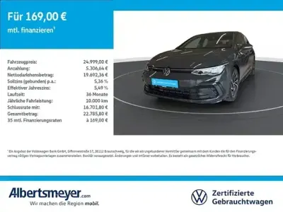 Gebraucht VW Golf VIII R-line 131 PS (96 kW) 2024 Grau Limousine