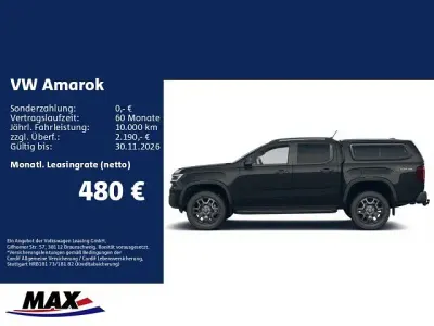 Neu VW Amarok Dark Label 241 PS (177 kW) 2026 Schwarz Pickup