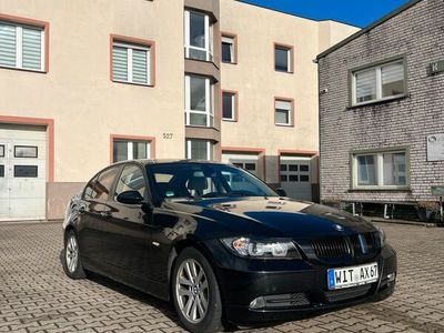 gebraucht BMW 320 E90 d schwarz - beige Volledersitze