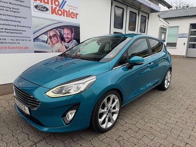 Blau Gebraucht 2017 Ford Fiesta Titanium Kleinwagen | 10.450 € (Fairer Preis)