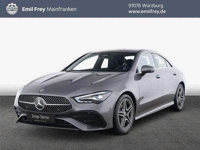 Grau Gebraucht 2025 Mercedes CLA200 AMG line Coupé | 36.640 € (Fairer Preis)