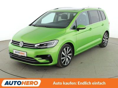 Gebraucht VW Touran Highline 150 PS (110 kW) 2018 Grün Van / Kleinbus