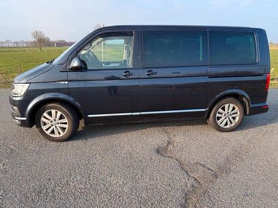 Usata VW T6 Highline 204 CV (150 kW) 2015 Blu Furgone