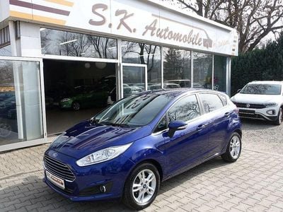 Gebraucht Ford Fiesta Titanium 95 PS (69 kW) 2016 Blau Limousine