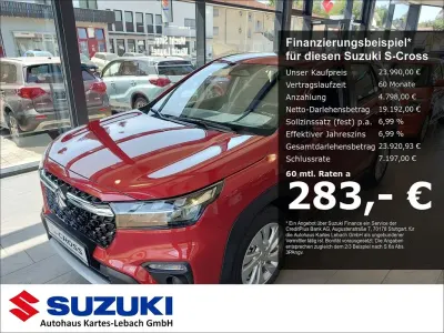 Neu Suzuki SX4 S-Cross 110 PS (80 kW) 2026 Rot SUV