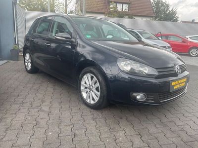 gebraucht VW Golf VI Style Shzg Einparkhilfe v u h Alu