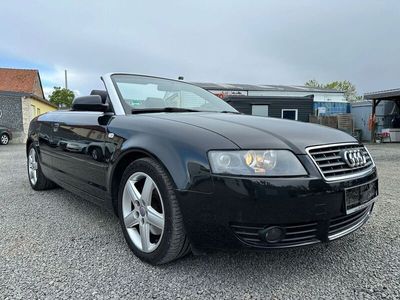 Gebraucht Audi A4 Cabriolet Sport 163 PS (119 kW) 2003 Ebonyschwarz perleffekt Cabrio
