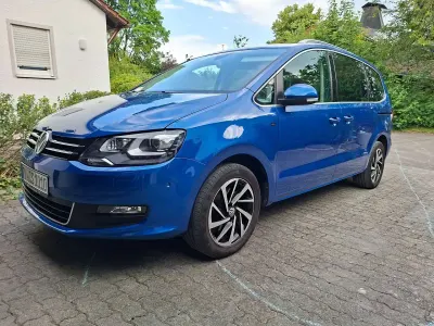 Gebraucht VW Sharan Join 150 PS (110 kW) 2019 Blau Van / Kleinbus