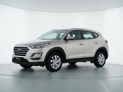 Gebraucht Hyundai Tucson Trend 177 PS (130 kW) 2019 White sand / met SUV
