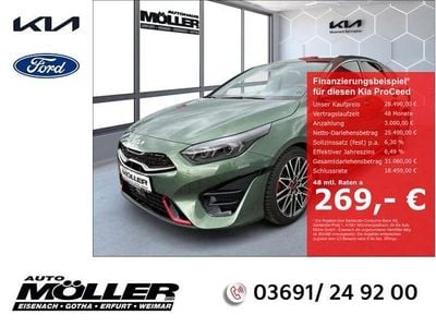 Second-hand Kia ProCeed GT Comfort 204 CP (150 kW) 2024 Verde Hatchback