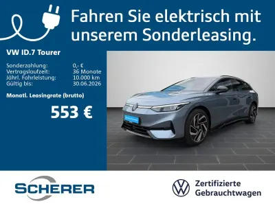 Gebraucht VW ID.7 IQ Drive 210 kW (286 PS) 2025 Blau Kombi