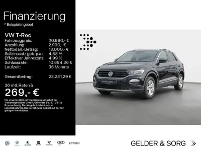 Brugt VW T-Roc Beats 150 HK (110 kW) 2020 Sort SUV