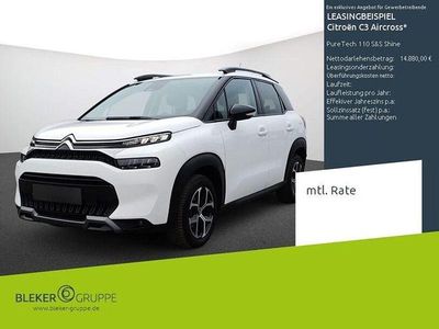 Gebraucht Citroën C3 Aircross PureTech 110 PS (80 kW) 2023 Weiß SUV