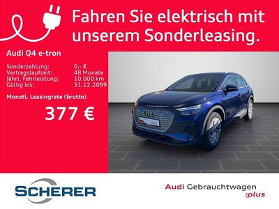 Gebraucht Audi Q4 e-tron Comfort 150 kW (204 PS) 2021 Navarrablau metallic (metallic) SUV