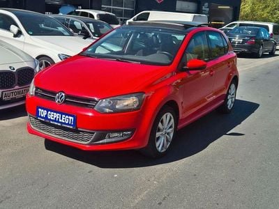 Brugt VW Polo Life 105 HK (77 kW) 2013 Rød Hatchback
