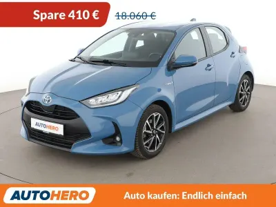Gebraucht Toyota Yaris Club 116 PS (85 kW) 2021 Blau Kleinwagen