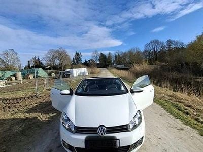Gebraucht VW Golf Cabriolet Life 105 PS (77 kW) 2013 Weiß Cabrio