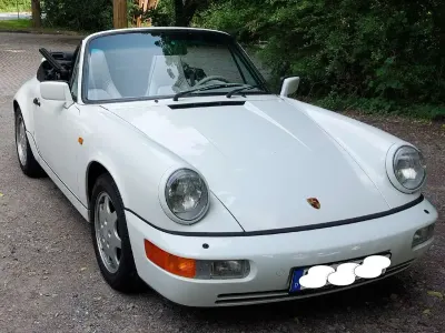 Gebraucht Porsche 911 Carrera Cabriolet 250 PS (183 kW) 1992 Weiß Cabrio