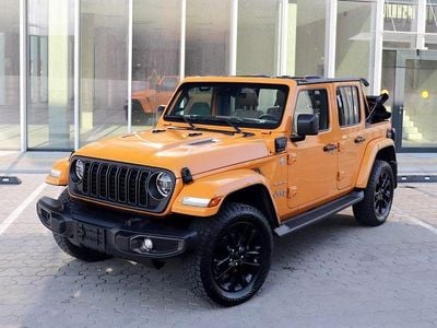 Second-hand Jeep Wrangler Sahara 381 CP (280 kW) 2021 Portocaliu SUV