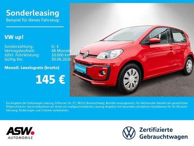 Second-hand VW up! move up! 65 CP (47 kW) 2023 Roșu Hatchback
