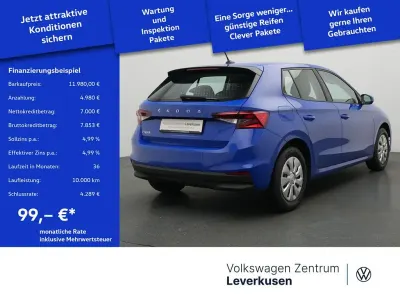 Brugt Skoda Fabia Easy 65 HK (47 kW) 2023 Blå Hatchback
