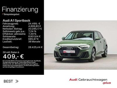 Gebraucht Audi A1 S-Line 95 PS (69 kW) 2025 Distriktgrün metallic/mythossc Limousine