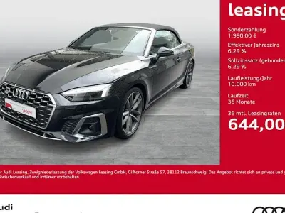Brugt Audi S5 Cabriolet Sport 354 HK (260 kW) 2024 Sort Cabriolet